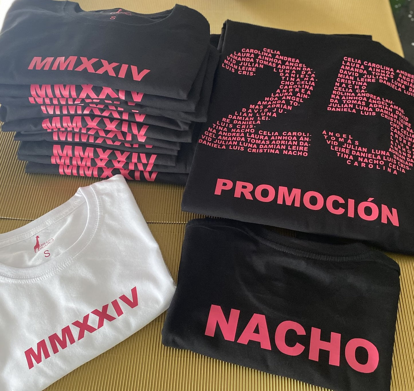 Camisetas de manga corta personalizadas