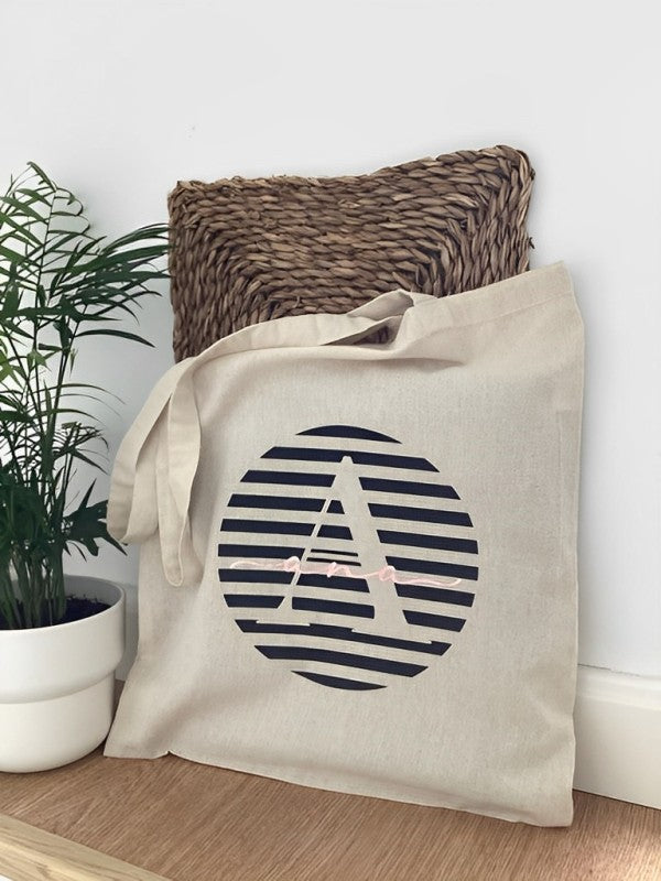 Totebag con inicial y nombre